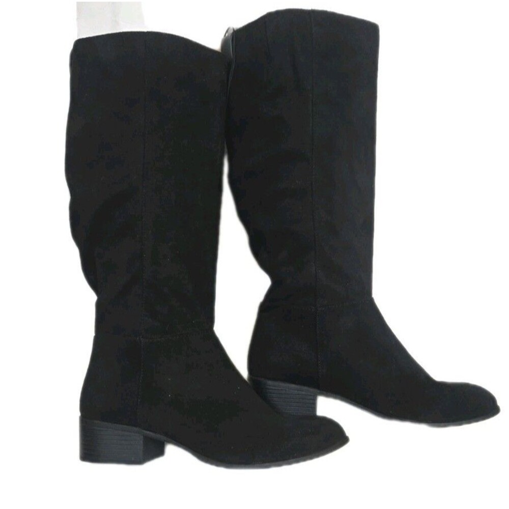Universal Thread Hilda Black/Hilda Boots Faux suede Fashion Boots 9.5